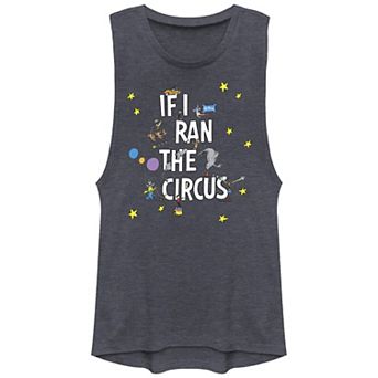 Juniors' Dr. Seuss If I Ran The Circus Graphic Tank Top
