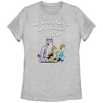 Juniors' Dr. Seuss An Ikka A Gritch And A Grickle To Feed Graphic Tee