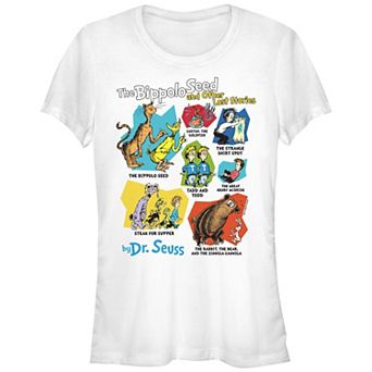 Juniors' Dr. Seuss The Bippolo Seed And Other Lost Stories Fitted Graphic Tee