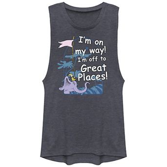 Juniors' Dr. Seuss I'm On My Way I'm Off To Great Places Graphic Tank Top