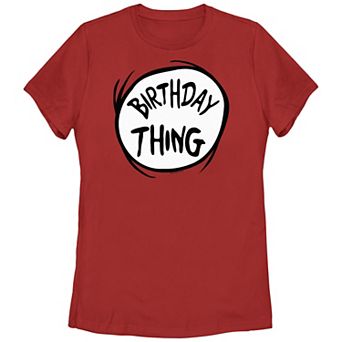 Juniors' Dr. Seuss Birthday Thing Graphic Tee