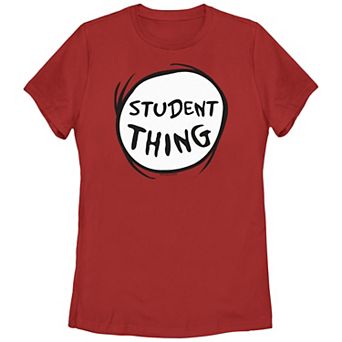 Juniors' Dr. Seuss Student Thing Graphic Tee