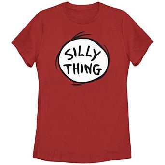 Juniors' Dr. Seuss Silly Thing Graphic Tee