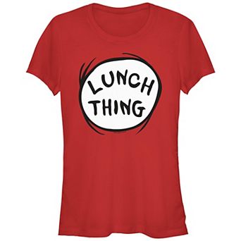 Juniors' Dr. Seuss Lunch Thing Fitted Graphic Tee