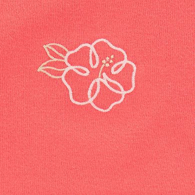 Girls 4-14 Carter's Floral Embroidery Graphic Tee