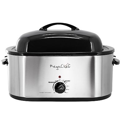 MegaChef 22-qt. Electric Roaster Oven with High Dome Self-Basting Lid