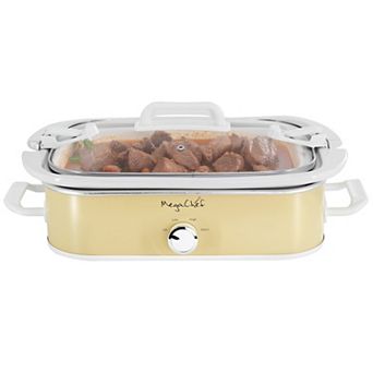 MegaChef 3.5-qt Cream Casserole Slow Cooker