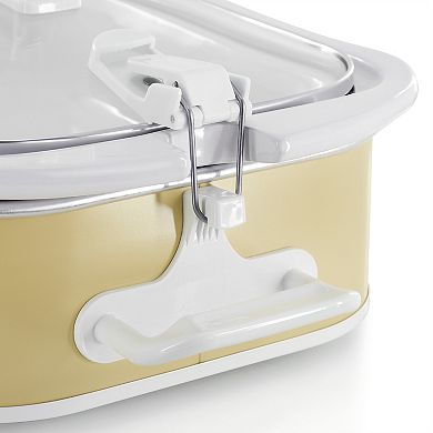 MegaChef 3.5 Quart Cream Casserole Slow Cooker