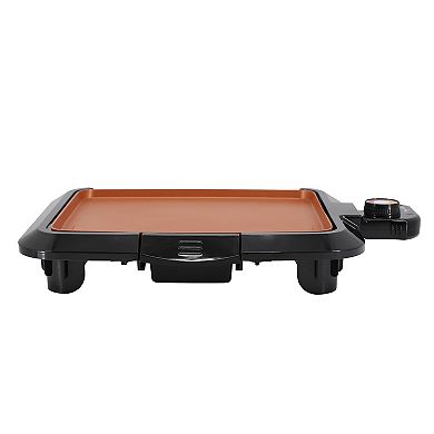 MegaChef 10.63-in. Copper Coating Electric Grill