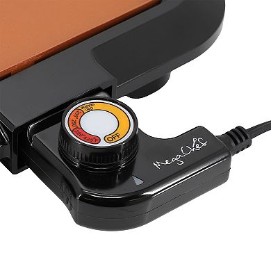 MegaChef 10.63-in. Copper Coating Electric Grill