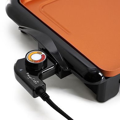 MegaChef 18.89-in. Copper Coating Electric Grill/Griddle
