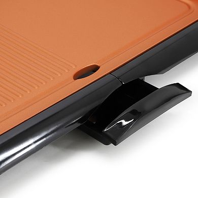 MegaChef 18.89-in. Copper Coating Electric Grill/Griddle