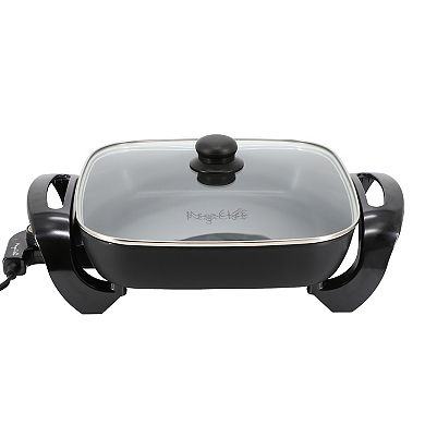 MegaChef 11.81 In. Square Nonstick Electric Countertop Skillet