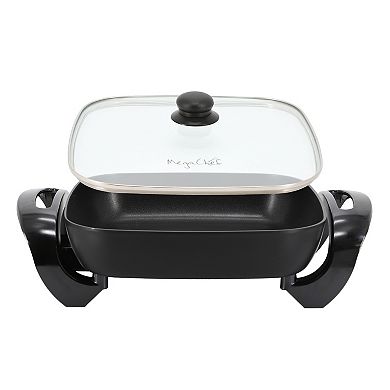 MegaChef 11.81 In. Square Nonstick Electric Countertop Skillet