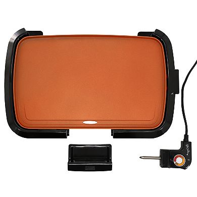 MegaChef 16.02-in. Copper Coating Electric Grill