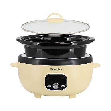 MegaChef 3.5 Liter Oval Electric Slow Cooker