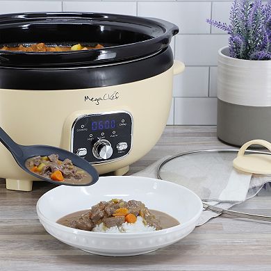 MegaChef 3.5 Liter Oval Electric Slow Cooker
