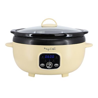 MegaChef 3.5 Liter Oval Electric Slow Cooker