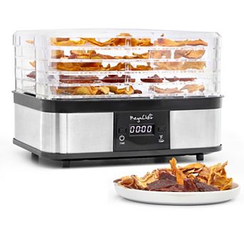 MegaChef 5-Tray Food Dehydrator with Timer & Temperature Control