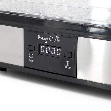 MegaChef 5-Tray Food Dehydrator with Timer & Temperature Control