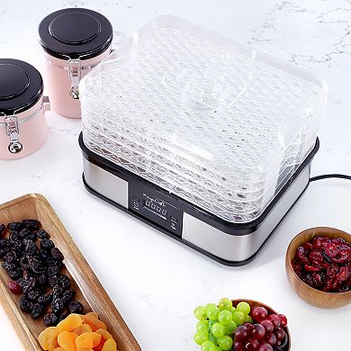 MegaChef 5-Tray Food Dehydrator with Timer & Temperature Control