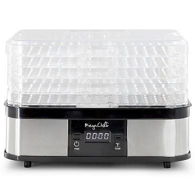MegaChef 5-Tray Food Dehydrator with Timer & Temperature Control