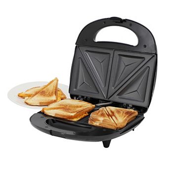 MegaChef Black Electric Panini Press Grill & Sandwich Maker