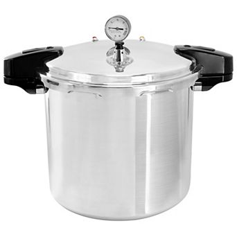 MegaChef 24-qt Large Capacity Aluminum Stovetop Pressure Cooker/Canner