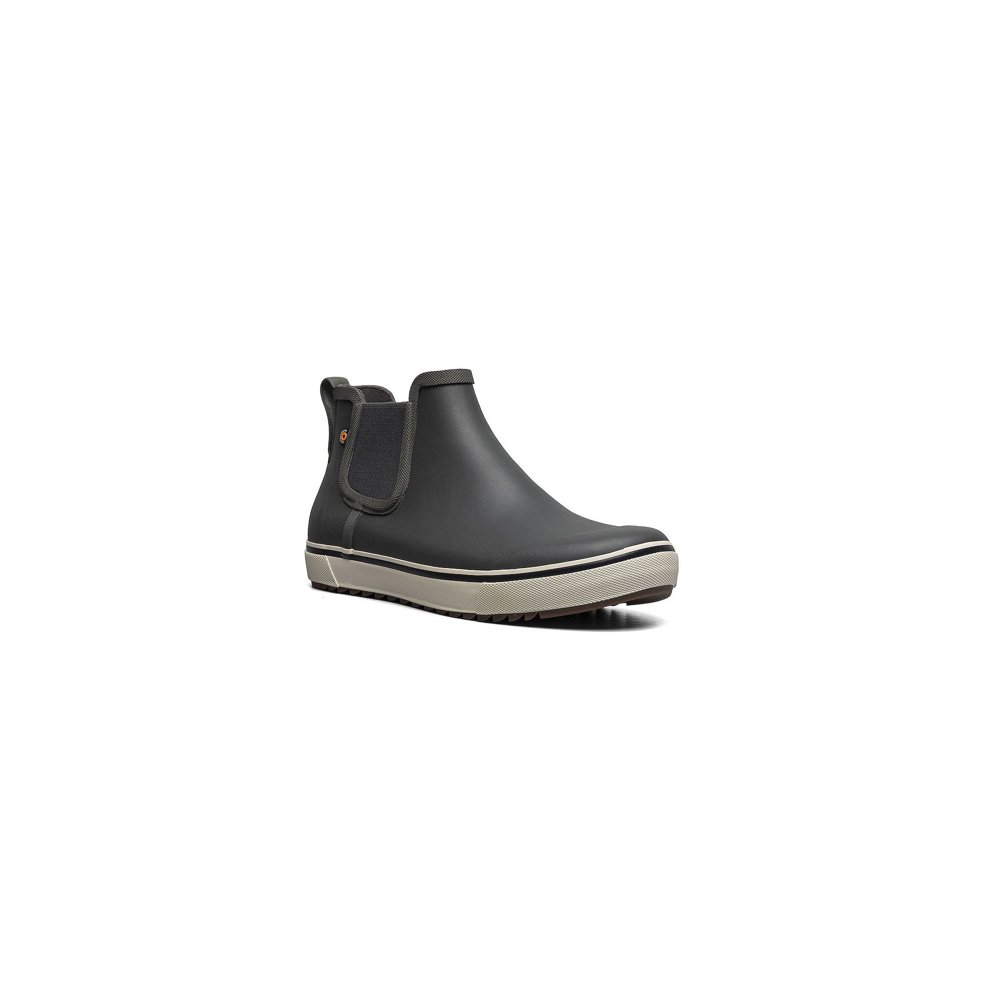 Bogs Kicker Chelsea II Mens Waterproof Ankle Rain Boots, Size: 9, Gray