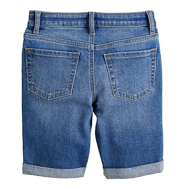 Girls 4-12 Jumping Beans® Mid Rise Bermuda Jean Shorts