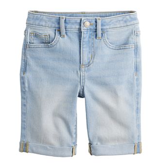 Girls 4-12 Jumping Beans® Mid Rise Bermuda Jean Shorts