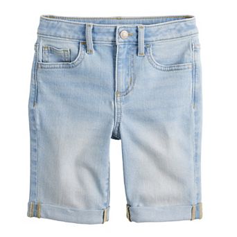 Girls 4-12 Jumping Beans® Mid Rise Bermuda Jean Shorts