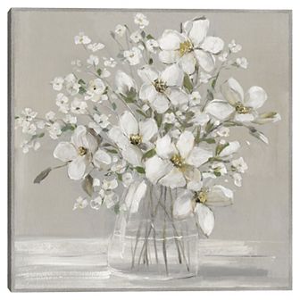 Sally Swatland's Blooming Magnolias Framed Canvas Wall Art
