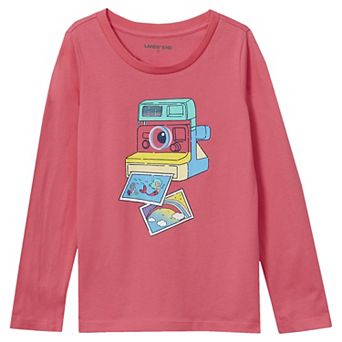 Girls 8-16 Lands' End Long Sleeve Graphic Tee in Plus Size