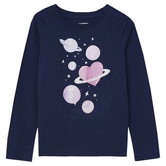 Girls 8-16 Lands' End Long Sleeve Graphic Tee in Plus Size