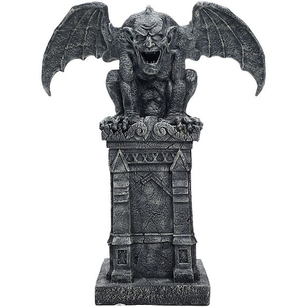 Haunted Hill 3.2-Foot Tall Motion-Activated Gargoyle