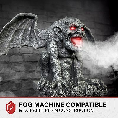 Haunted Hill 3.2-Foot Tall Motion-Activated Gargoyle