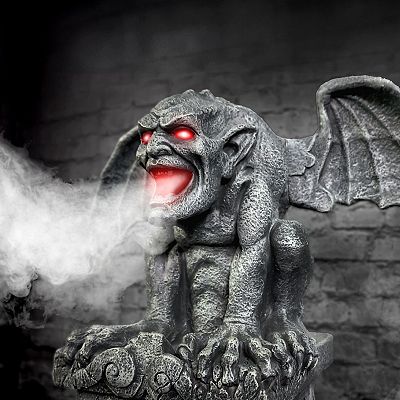 Haunted Hill 3.2-Foot Tall Motion-Activated Gargoyle
