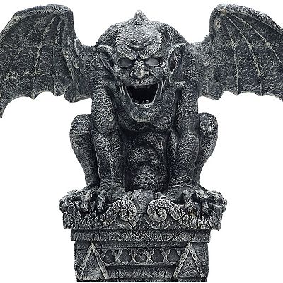 Haunted Hill 3.2-Foot Tall Motion-Activated Gargoyle