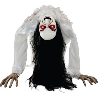 Haunted Hill Lifesize Animatronic Possessed Woman with Lights And Sound