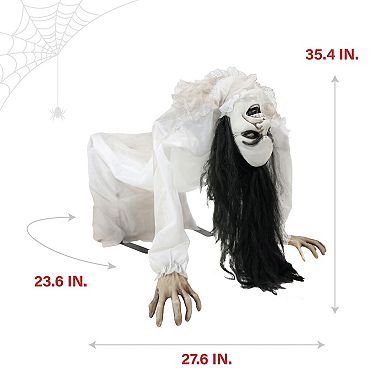 Haunted Hill Lifesize Animatronic Possessed Woman with Lights And Sound