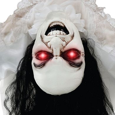 Haunted Hill Lifesize Animatronic Possessed Woman with Lights And Sound