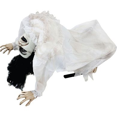 Haunted Hill Lifesize Animatronic Possessed Woman with Lights And Sound