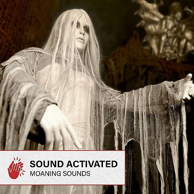 Haunted Hill Rising Ghost Woman by Tekky, Premium Halloween Animatronic