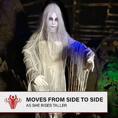 Haunted Hill Rising Ghost Woman by Tekky, Premium Halloween Animatronic
