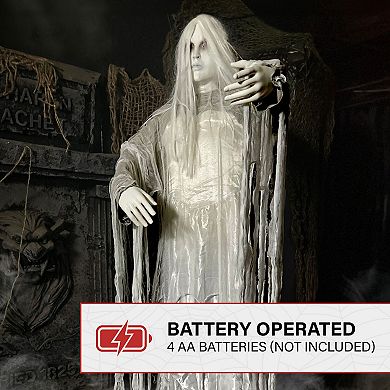 Haunted Hill Rising Ghost Woman by Tekky, Premium Halloween Animatronic