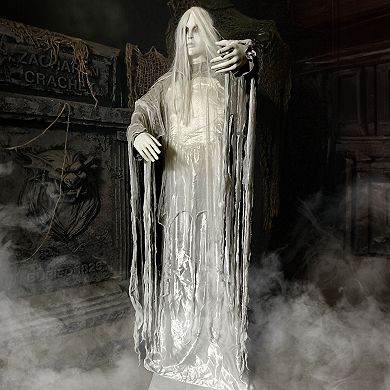 Haunted Hill Rising Ghost Woman by Tekky, Premium Halloween Animatronic
