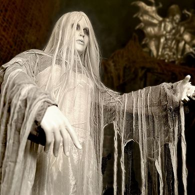 Haunted Hill Rising Ghost Woman by Tekky, Premium Halloween Animatronic