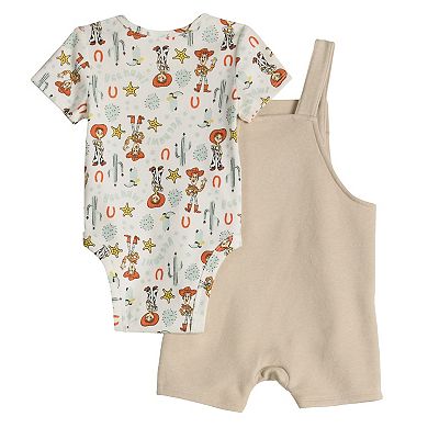 Disney / Pixar's Toy Story Baby Bodysuit & Shortall Set by Jumping Beans®