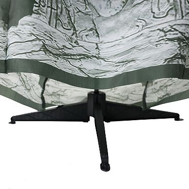 Haunted Hill Lifesize Animatronic Haunted Angel Statue with Lights and Sound, Indoor/Covered Outdoor Halloween Decoration